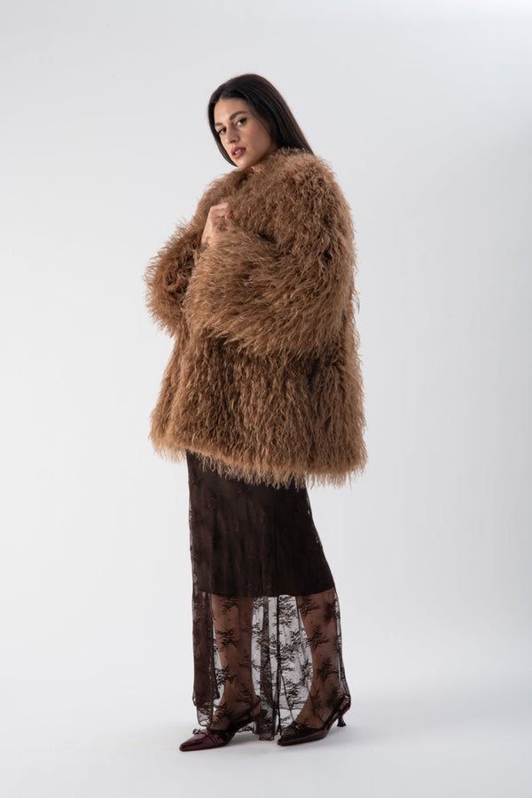 Eco-Pelliccia oversize