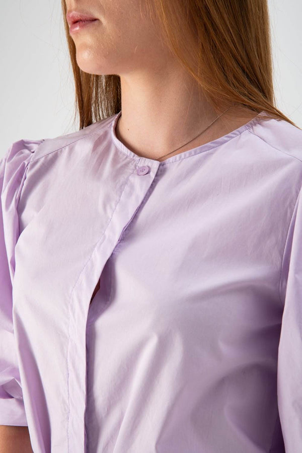 Abitino in popeline con fusciacca in vita - MND™