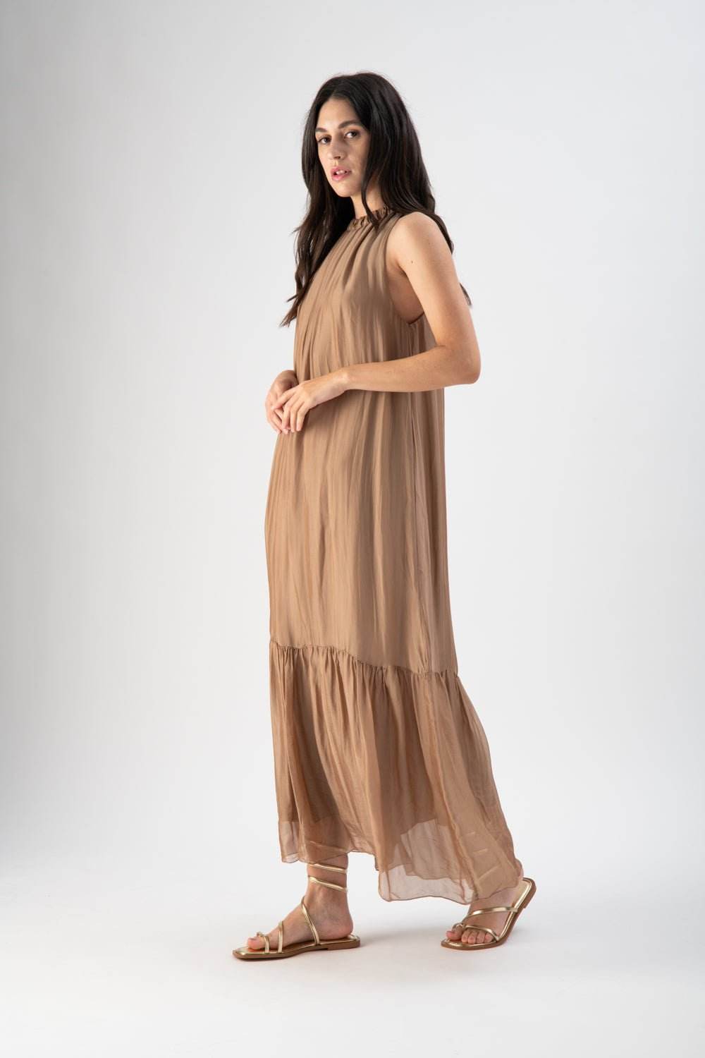 Abito con scollo arricciato - MND™