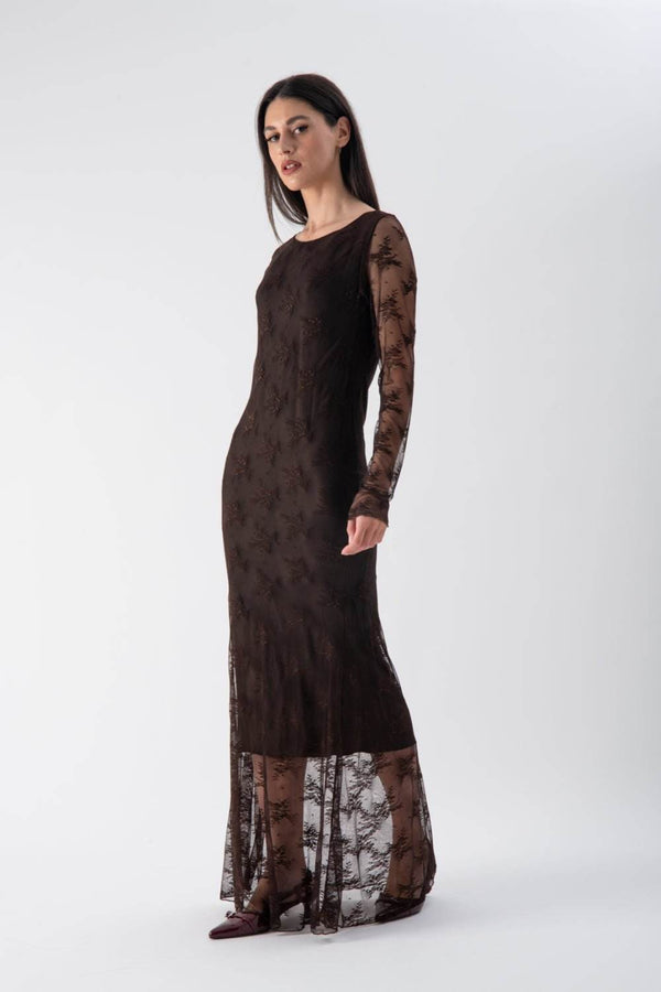 Abito lungo in pizzo - MND™