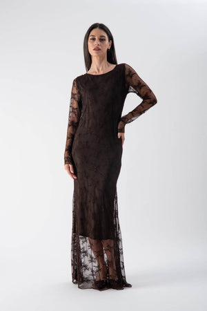 Abito lungo in pizzo - MND™