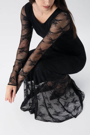 Abito lungo in pizzo - MND™