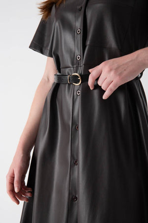 Abito midi in similpelle - MND™