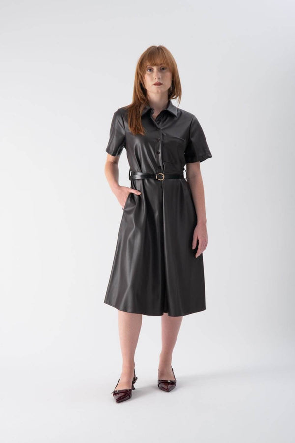 Abito midi in similpelle - MND™