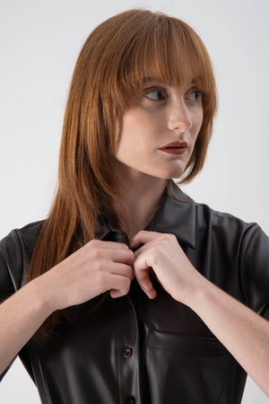 Abito midi in similpelle - MND™