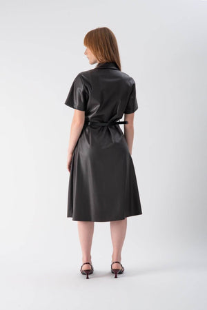 Abito midi in similpelle - MND™