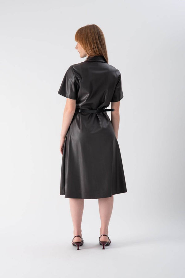 Abito midi in similpelle - MND™