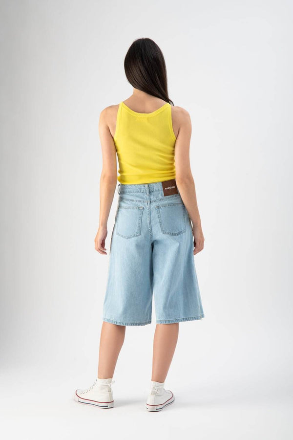 Bermuda in demin con banda laterale - MND™