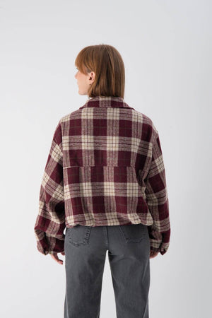 Bomber con fantasia a quadri - MND™