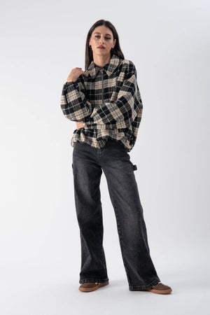 Bomber con fantasia a quadri - MND™