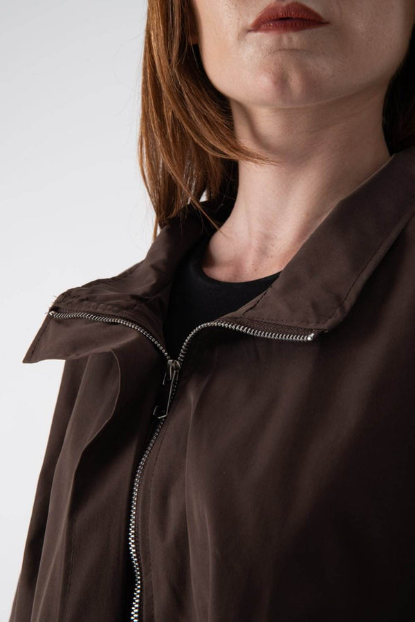 Bomber leggero con fondo arricciato - MND™