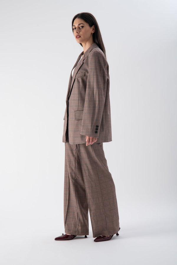 Coordinato con motivo a quadri - MND™