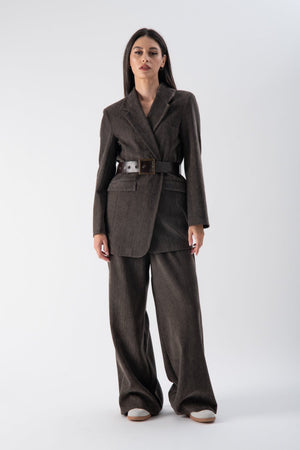 Coordinato oversize in ciniglia - MND™