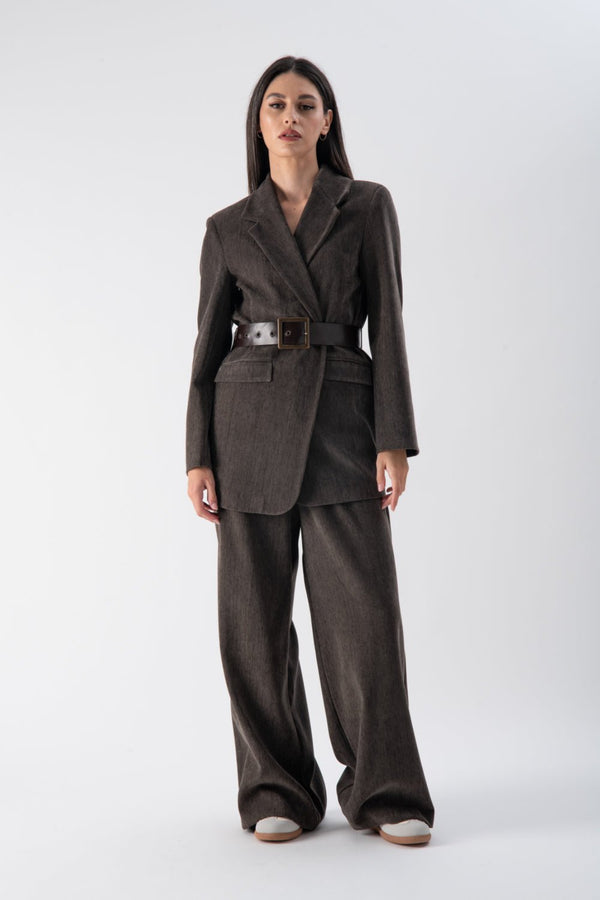 Coordinato oversize in ciniglia - MND™