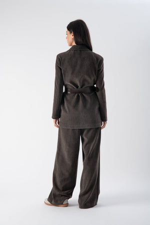 Coordinato oversize in ciniglia - MND™