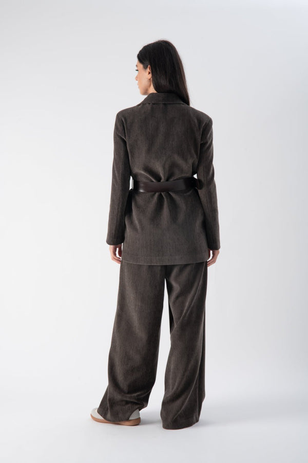 Coordinato oversize in ciniglia - MND™