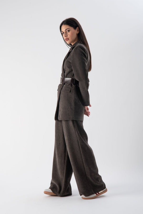 Coordinato oversize in ciniglia - MND™