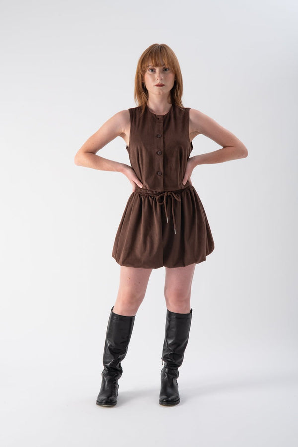 Coordinato scamosciato moro - MND™