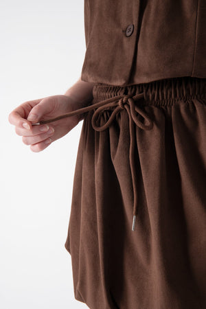 Coordinato scamosciato moro - MND™