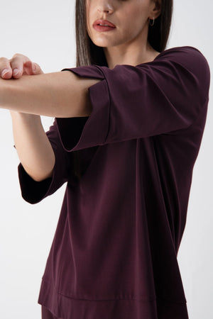 Coordinato soft touch vino - MND™