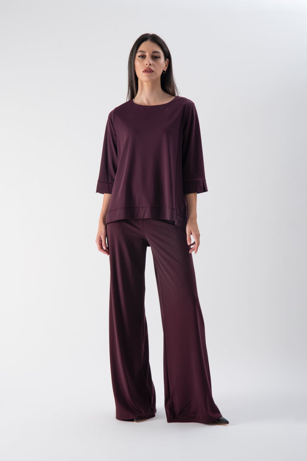 Coordinato soft touch vino - MND™