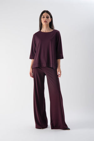 Coordinato soft touch vino - MND™