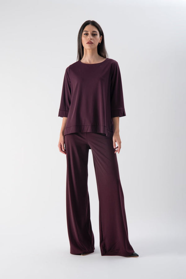 Coordinato soft touch vino - MND™