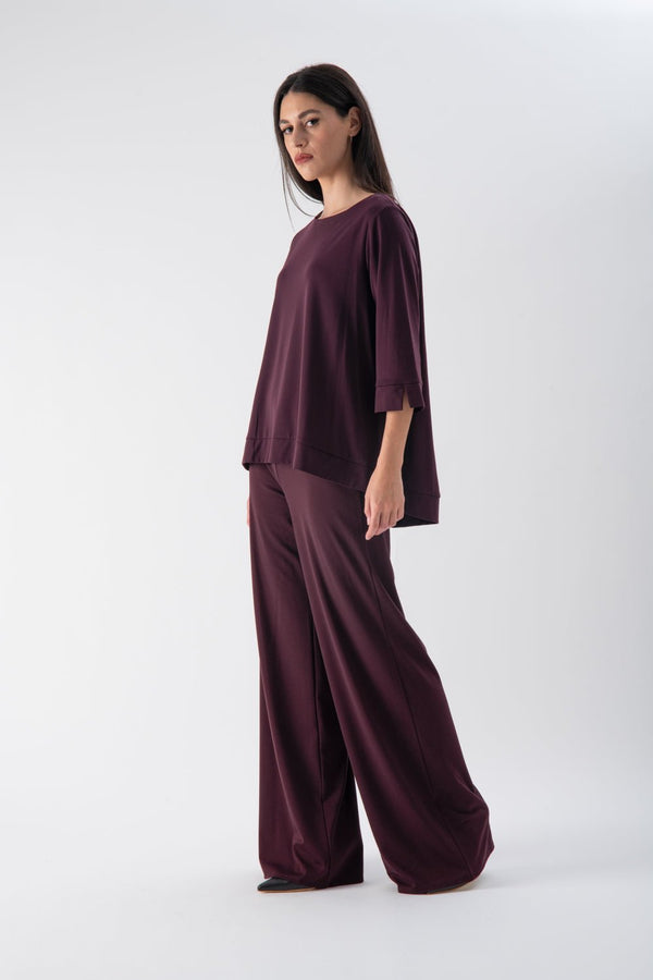 Coordinato soft touch vino - MND™