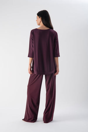 Coordinato soft touch vino - MND™