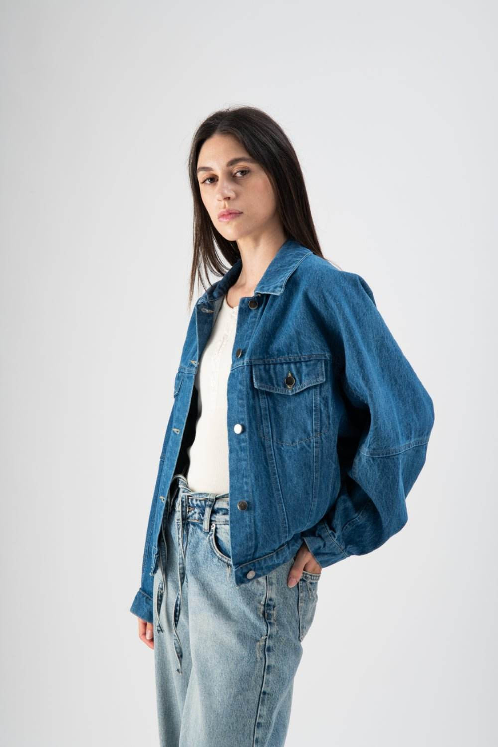 Giacca in denim oversize - MND™