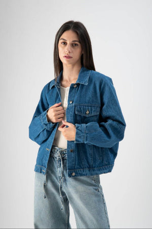 Giacca in denim oversize - MND™