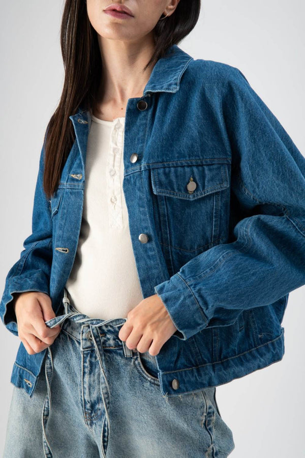 Giacca in denim oversize - MND™