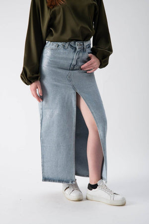 Gonna lunga in denim - MND™