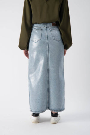 Gonna lunga in denim - MND™