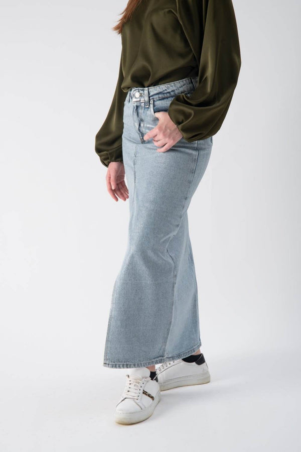 Gonna lunga in denim - MND™