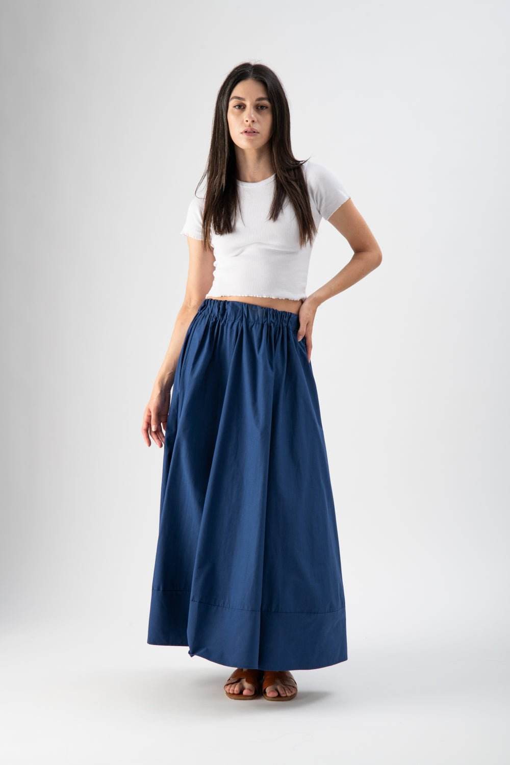 Gonna lunga in popeline - MND™