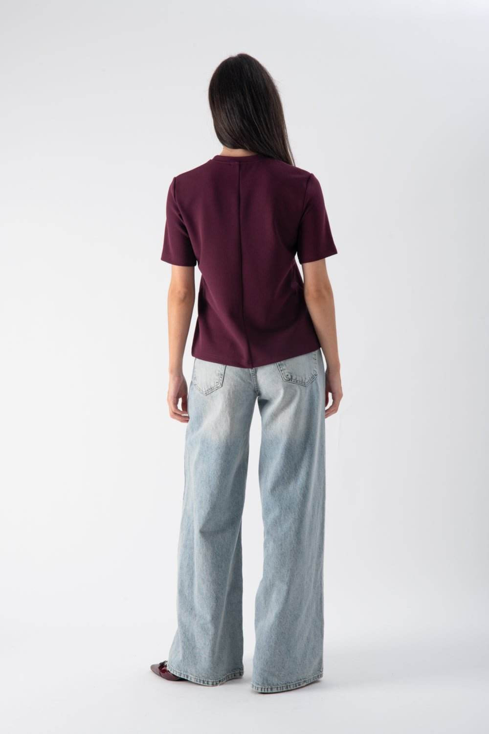 Jeans a gamba larga con cinque tasche - MND™