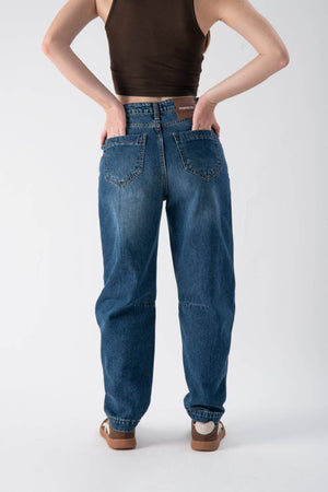 Jeans baloon con cucitura - MND™