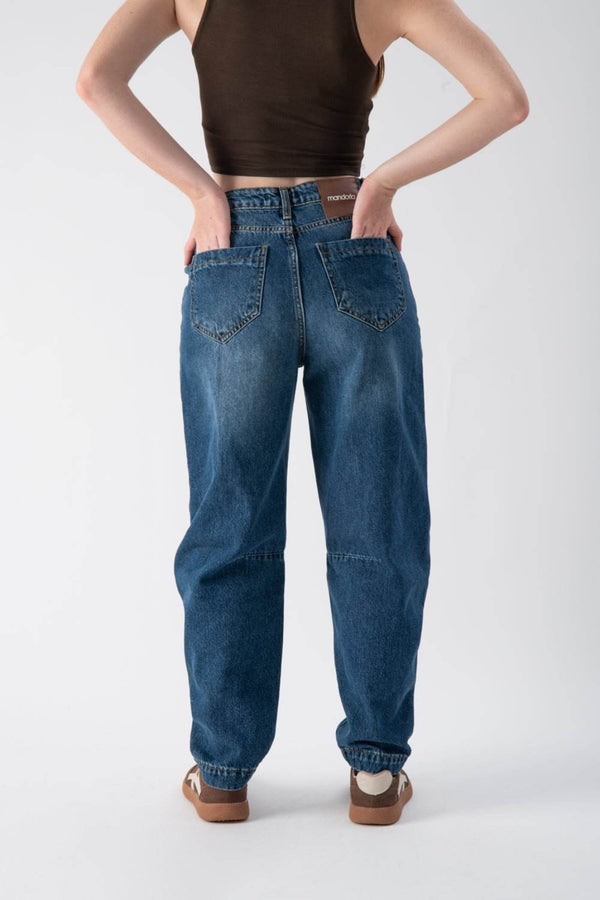 Jeans baloon con cucitura - MND™