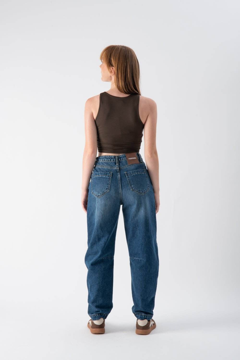 Jeans baloon con cucitura - MND™