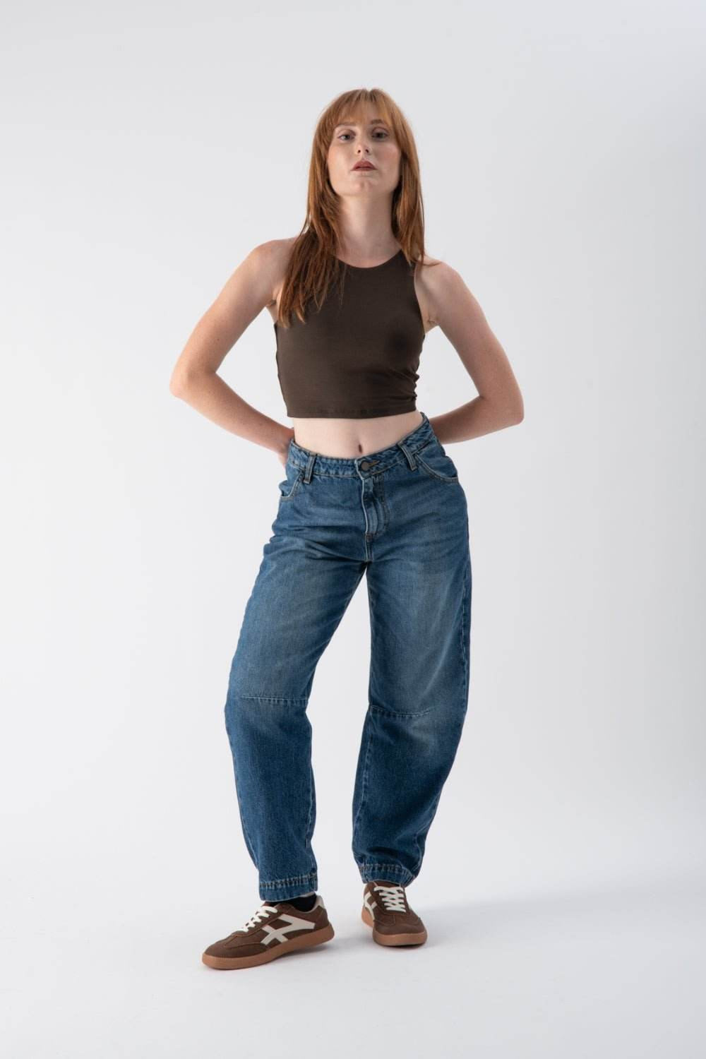 Jeans baloon con cucitura - MND™