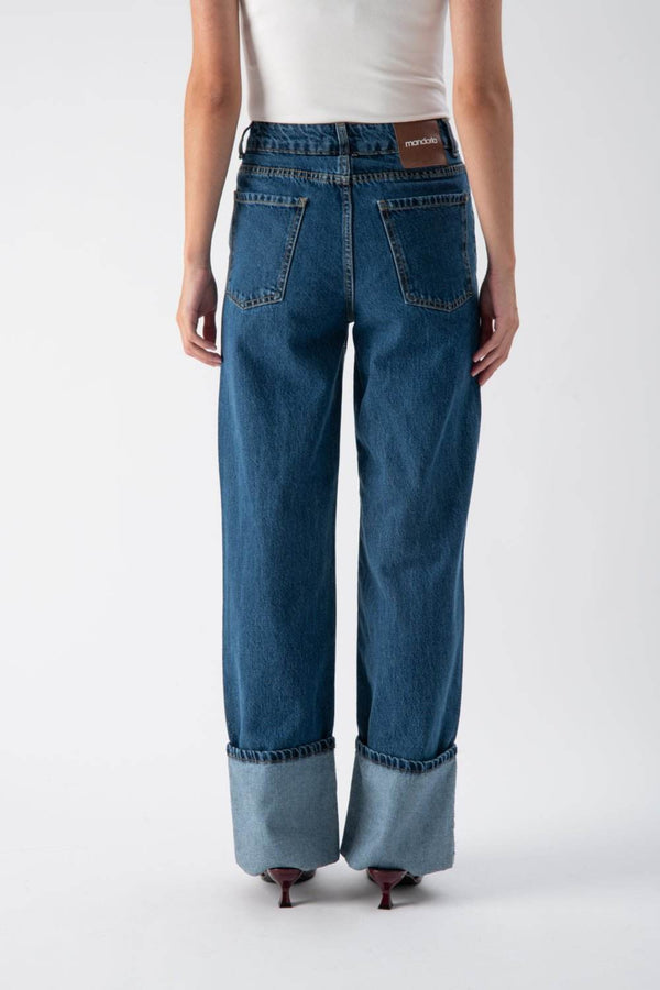 Jeans con risvolto ampio - MND™