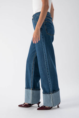 Jeans con risvolto ampio - MND™