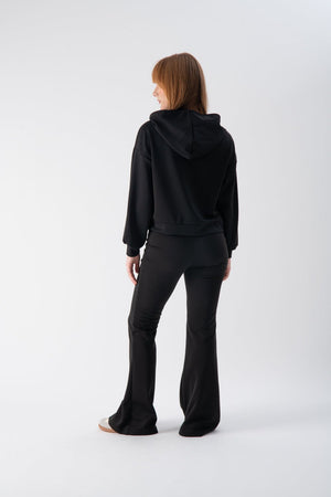 Jumpsuit coordinata con zip e cappuccio - MND™