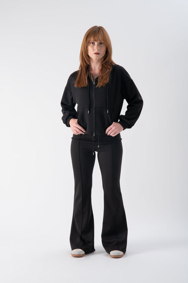 Jumpsuit coordinata con zip e cappuccio - MND™