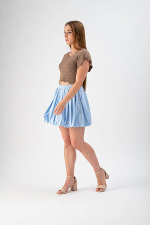 Maglia cropped traforata - MND™