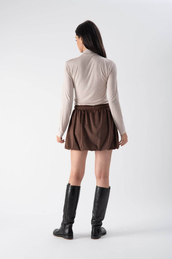 Maglia in modal con dettaglio sul collo - MND™