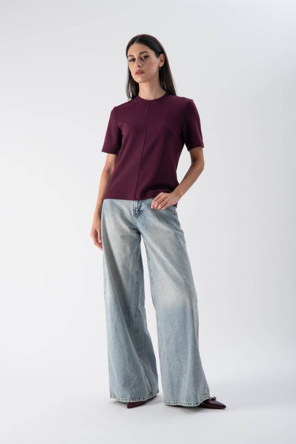 Maglia strutturata a mezze maniche - MND™