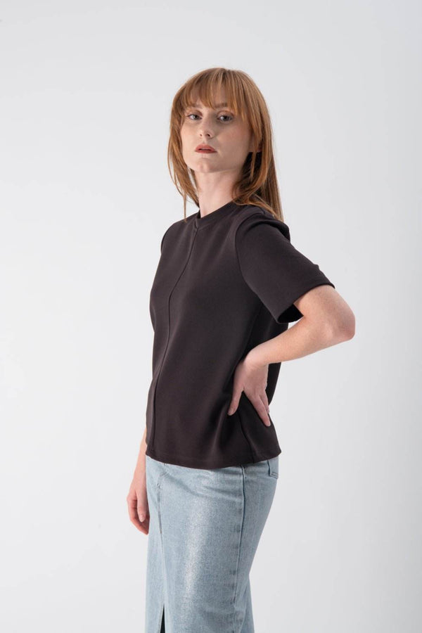 Maglia strutturata a mezze maniche - MND™