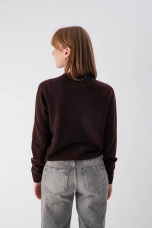 Maglione a mezzo collo in misto cashmere - MND™